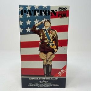 PATTON VHS, 2 Tape Set 1986 George C. Scott C5